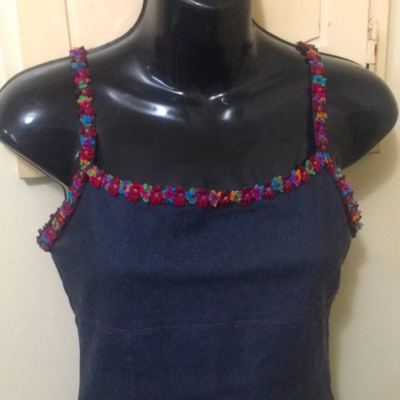 Vintage 90’s Denim Dress 🌈 - Picture 3 of 15